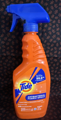 NEW Tide Antibacterial Fabric Spray Light Scent Sanitizes Freshens 22 oz Bottle