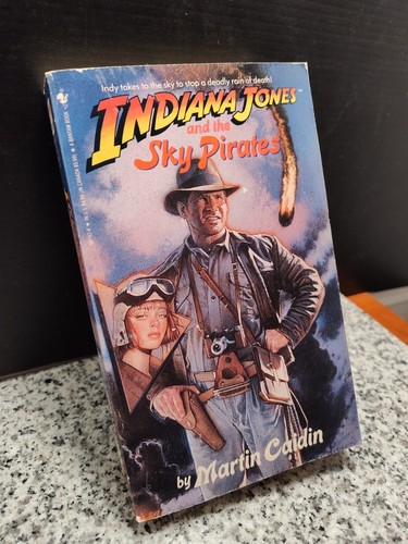 Indiana Jones & the Sky Pirates. Paperback Book By Caidin Martin. - Picture 1 of 3