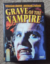 GRAVE OF THE VAMPIRE DVD horror Alpha Video William Smith Michael Pataki