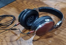 Symphonized Wraith Wired On-Ear Headphones - Real Cherry Wood