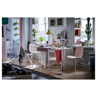 IKEA NORDEN ダイニングテーブル ホワイト IKEA NORDEN gateleg table 80x74 cm white | eBay