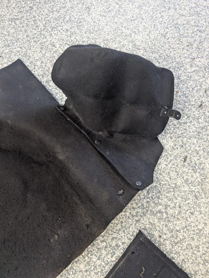 Mazda Miata MX5 1990-1993 OEM maletero alfombra carga juego forro negro NA *LEER* Foto 3 de 4