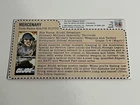 GI Joe 1983 Major Bludd Vintage Hasbro Direct Red Back File Card Uncut