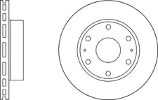 Vented Brake Discs and Pads Front Proformer PBD8502+PBP7367 fits TOYOTA HILUX