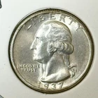 1937 Washington Quarter - Gem BU - 90% Silver - Beauty !