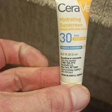 CeraVe Hydrating Sunscreen Face Sheer Tint SPF 30 Mineral Broad Spectrum 0.17