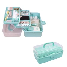 - Craft Storage Box | Art Bin Storage Box with Handle | Portable Art Bin for ...