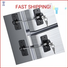 2 Pack Refrigerator Door Lock with Adhesive, No Tools Required, Child Proof Frid