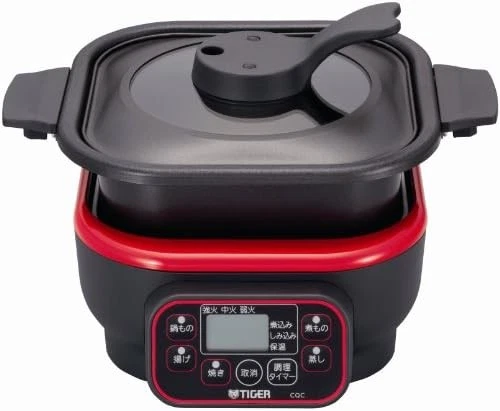 Tiger Microcomputer Table Cooker Tomato Red CQC-A070-RT