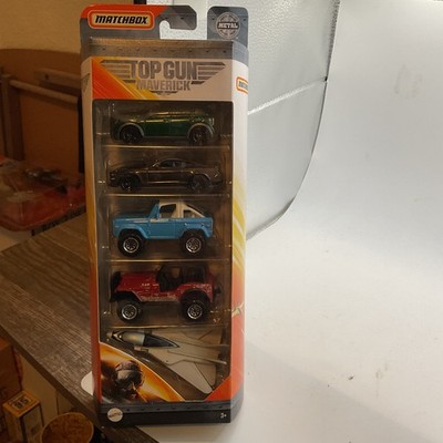 Matchbox Top Gun Maverick 5 Pack #1- 4 Vehicles & 1 Plane Replicas from The Movi