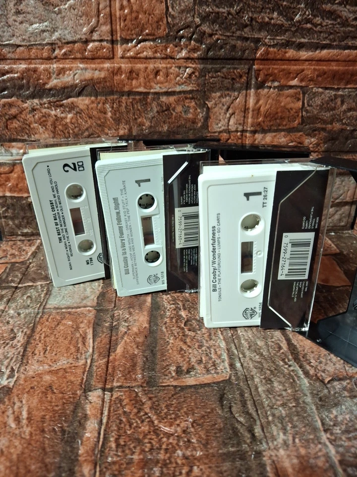 Lot Of 3 Bill Cosby Cassette Tapes Vintage Foto 2 de 2