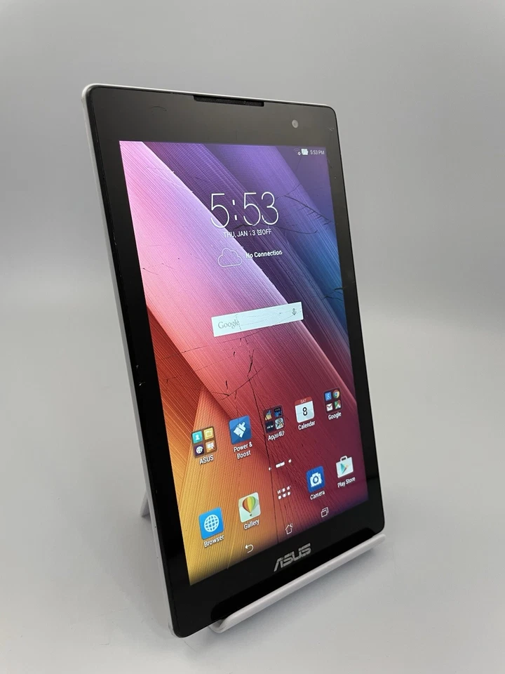 Asus Zenpad C 7.0 P01Z White Wi-Fi 8GB 1GB Ram 5MP Android Tablet Cracked - Image 3 of 4