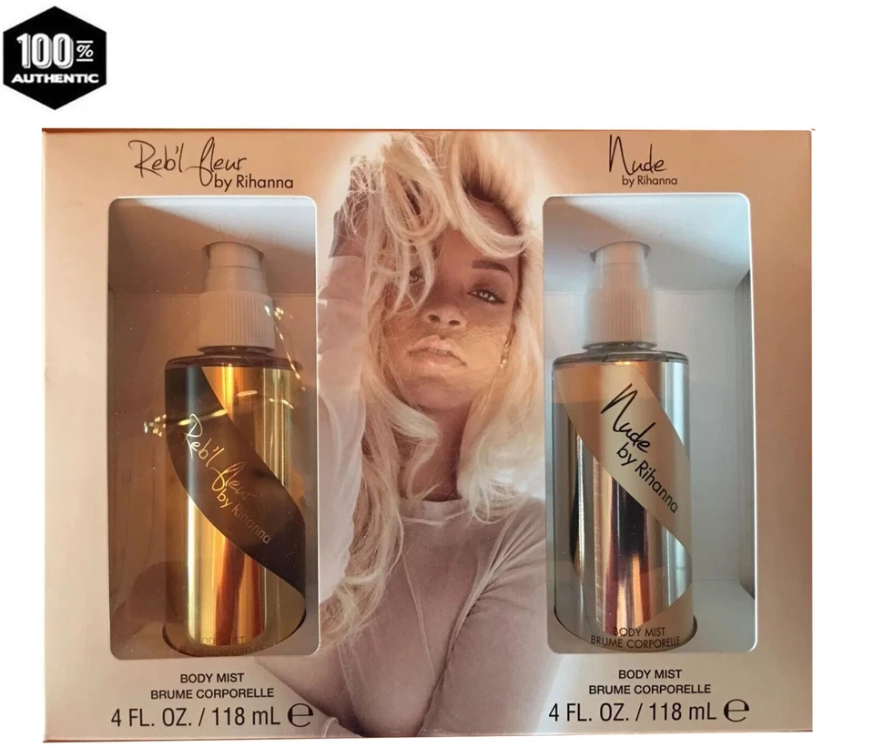 Rihanna Nude & Reb'l Fleur 2 PC Set- 4.0 oz / 118 ml Body Mist Spray - Image 2 of 4