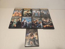 Harry Potter Complete Series 1-8 DVD Lot Of 8 Movies plus Fantastic Beasts