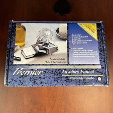 Premier Lavatory Faucet 04-440 Crystal Like Acrylic Handle NIB NEW SEALED