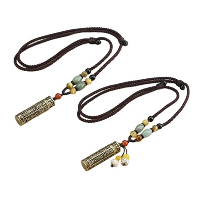 Tibetische Gawu Box Anhänger Halskette Amulett buddhistisches Amulett Halskette Frauen Männer