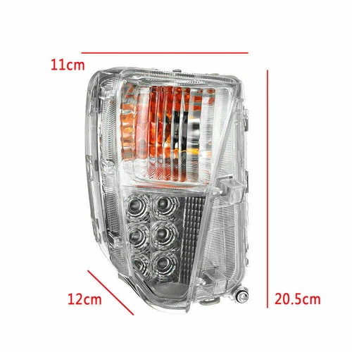 Fit 2012-2015 Toyota Prius Pair LED DRL Left & Right Fog Lights Turn Signal Lamp - Picture 8 of 12