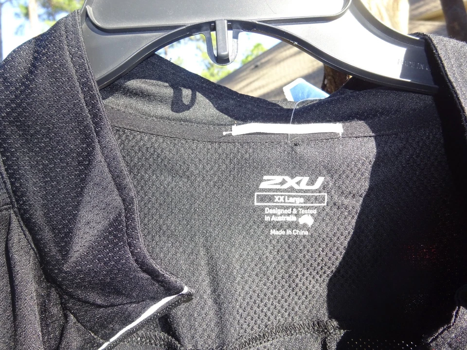 2XU 男式 2XL VAPOR MESH 360 跑步背心,360 反光;零售:88 美元 — 第 3/4 张图片