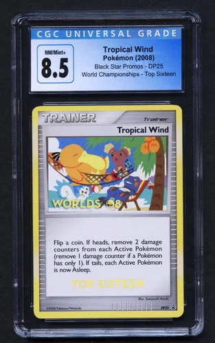 Tropical Wind Top Sixteen Stamped World Championships 2008 DP25 ARK PSA CGC 8.5