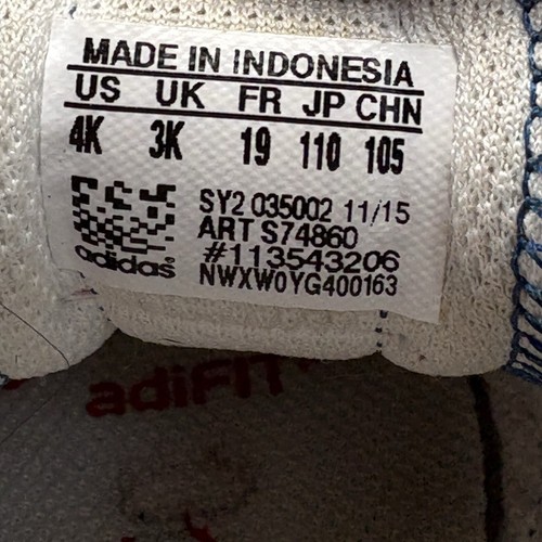Adidas Dragón Infante Niño Pequeño Niños Talla 4 Tenis Entrenador Zapatos Gamuza Azul - Imagen 11 de 11