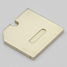 CAMERA FLASH SHOE MOUNT COVER DUST CAP POLISHED BRASS 4 LEICA M2 M4 MP /LM-SH-B3