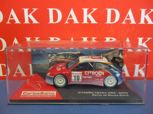 Die cast 1/43 Modellino Auto Citroen Xsara WRC Rally Monte Carlo 2003 C. Sainz - Foto 4 di 4