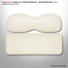 Factory Double Take Golf Cart Rear Seat Cushions Yamaha G14-G22 Bone