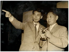 Italy, Medical Congress in Turin, Prof. Koyama (Tokyo) Silver Print  