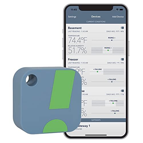 HT1 Wireless Thermometer/Hygrometer for iPhone/Android. USA 