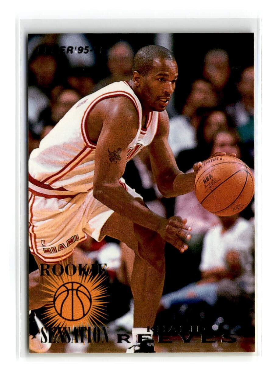 1995-96 Fleer - #10 - Khalid Reeves Rookie Sensation - Miami Heat