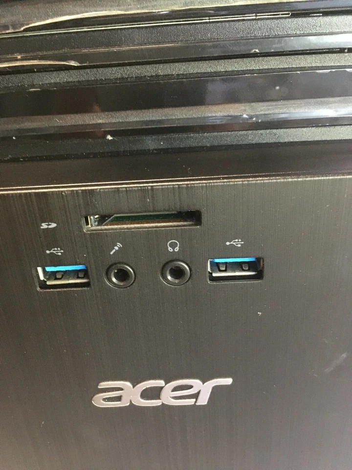 Acer Aspire TC-214 AMD A6-6310 8Gb RAM 1Tb HDD DVD/RW, k/b, mouse, Win10 Pro - Image 3 of 4