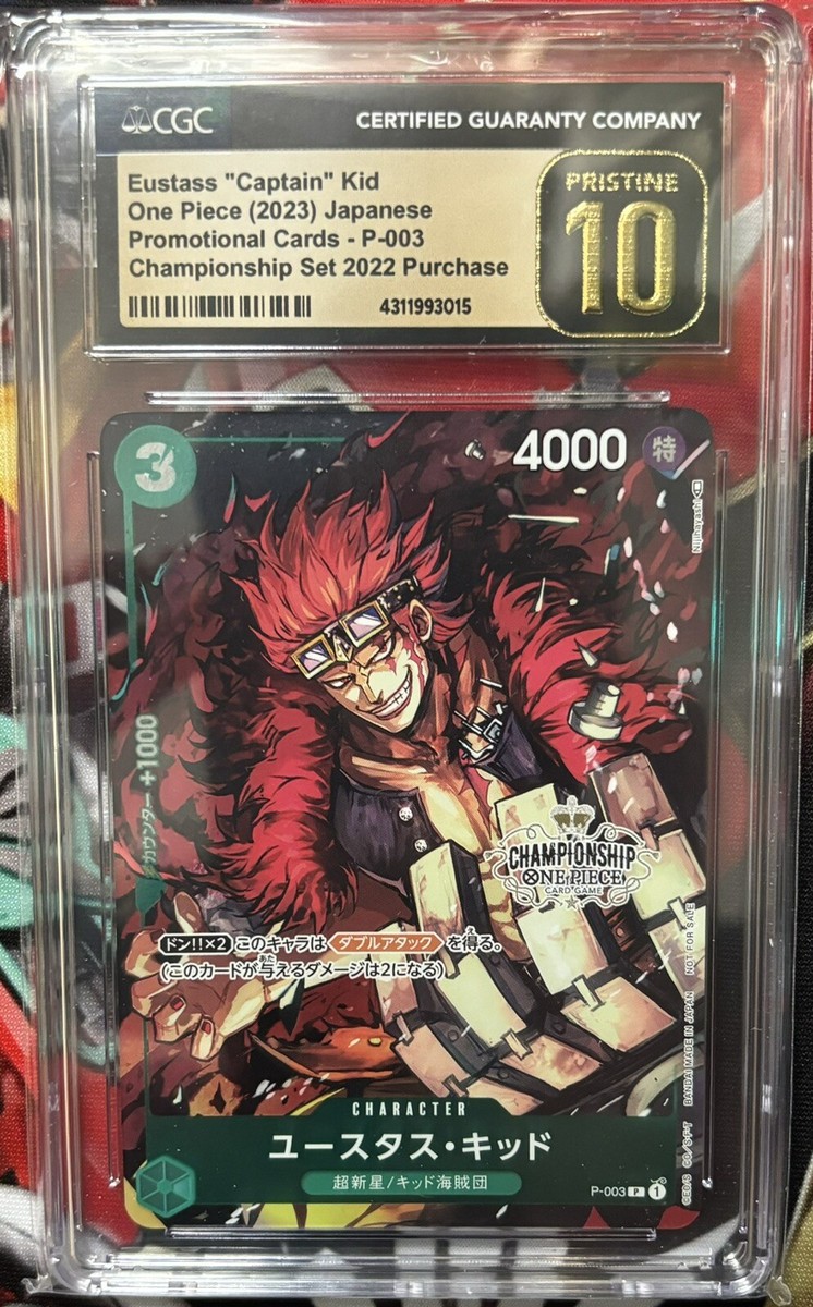 One Piece CGC Pristine 10 Eustass One Piece CGC Pristine 10 Eustass