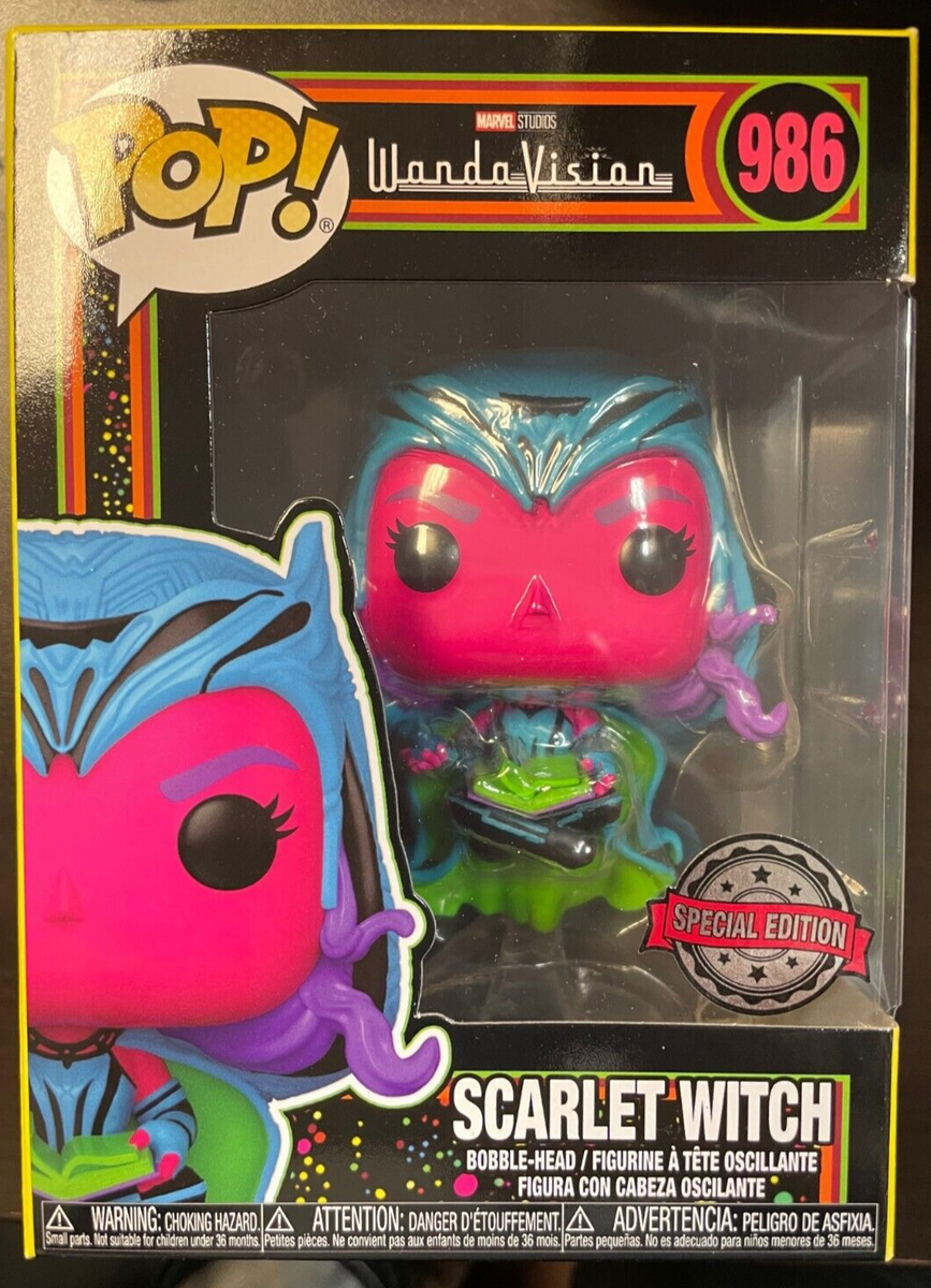 FUNKO POP! Wanda Vision Scarlet Witch Blacklight 986 Special FUNKO POP! Wanda Vision Scarlet Witch Blacklight 986 Special