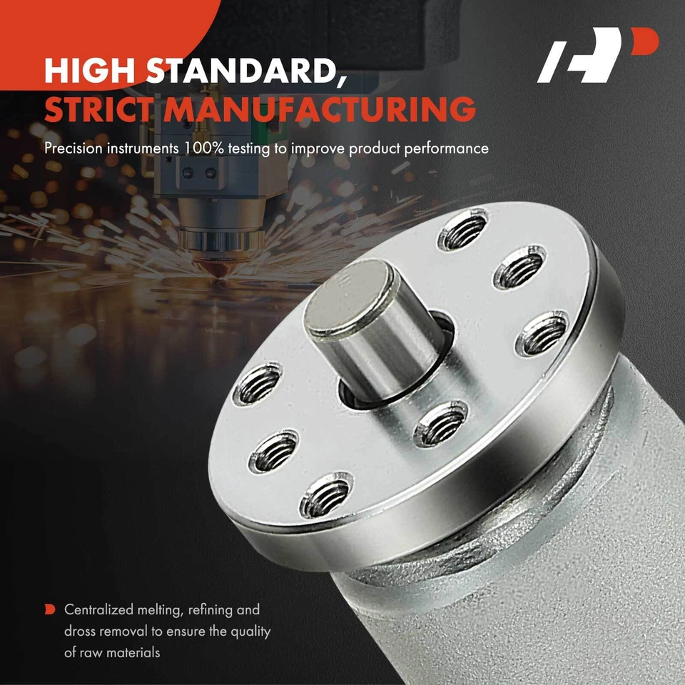 Bomba de agua corta de alto volumen de aluminio satinado A-Premium con junta para Chevy Impala Foto 3 de 4