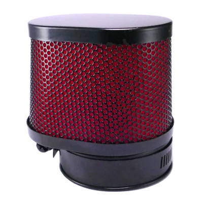 Filtres à Air Noir/Rouge Ovale - 54-56mm pour YAMAHA XS XJR 1100 1200 1300 - Photo 1/3