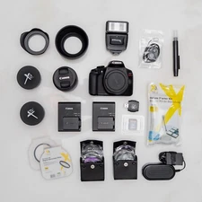 Canon EOS Rebel T6 + Bundle Kit - *MINT CONDITION* - SHUTTER COUNT ONLY 6,873!!!