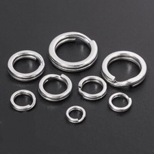 Split Ring Key Chain-316 Stainless Steel Keyring DIY Jewelry Making 10-20PCS/Lot