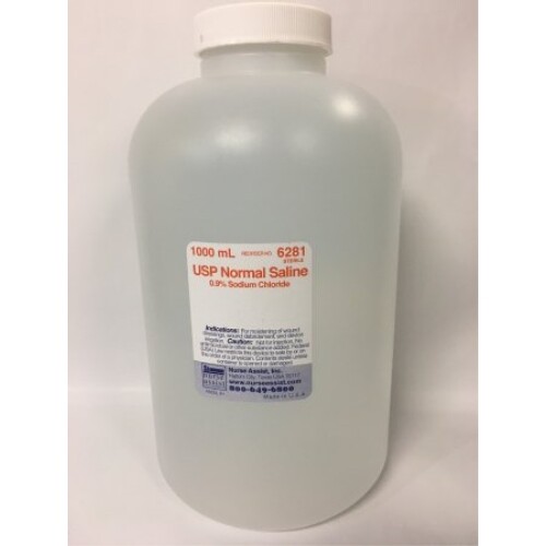 0 9 Sodium Chloride Irrigation Saline 1000 Ml Bottle Nurse Assist Ebay 0 9 Sodium Chloride Irrigation Saline 1000 Ml Bottle Nurse Assist Ebay