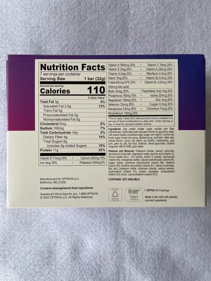 Optavia Chocolate Campfire S'mores Crisp Bar - 7 Bars - New - Exp 2/28/26 - Image 2 of 4