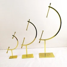 Ball Stand Caliper Display Adjustable Sphere Holder Crystal Bracket Shelf Decor