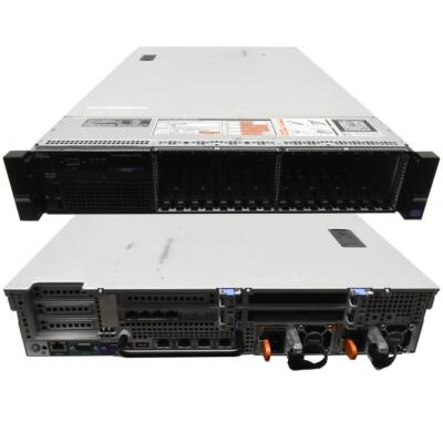Dell PowerEdge R720 Rack Server 2U mit 2x CPU Kühler ohne CPU / RAM 16x 2.5 Bay