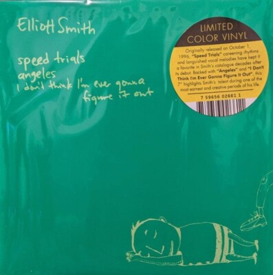 Elliott Smith - Speed Trials/Angeles - Limited Edition Yellow 7'' Vinyl 45 (NEW)