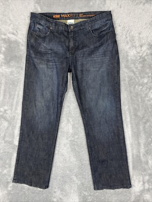 Urban Pipeline Jeans Men's 38x31 (Actual) Blue/Black MaxFlex