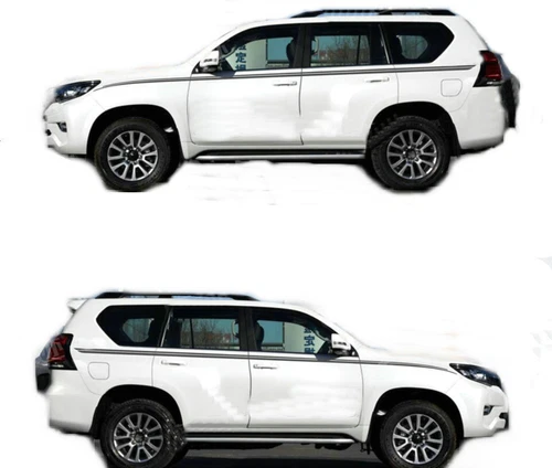 Graphics Vinyl Car Sticker Decal For Toyota Prado Land Cruiser Waist Line Stripe