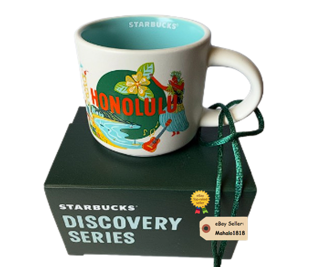 2024 Starbucks Honolulu Hawaii Discovery Series 2oz Ornament 🌺
