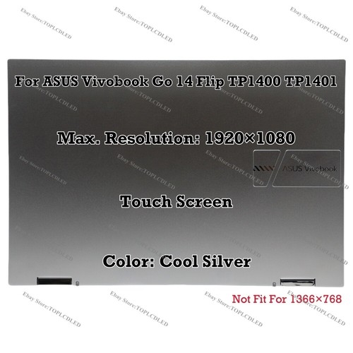 Conjunto Pantalla LCD Pantalla Táctil 14" Para ASUS Vivobook Go 14 Flip TP1400 TP1401 - Imagen 7 de 28
