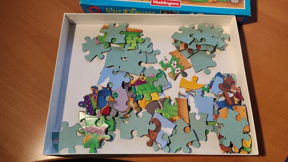 Walt Disney Waddingtons Puzzle 60 Teile - Komplett - 1992 - Sammler - Bild 3 von 4