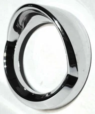 gauge cover small 2-1/8" visor chrome plastic for Peterbilt 2006+