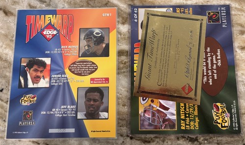Lot of two 8x10 auto photos numbered to 5,000. Butkus, Nitschke, Junior Seau!! - Picture 2 of 2