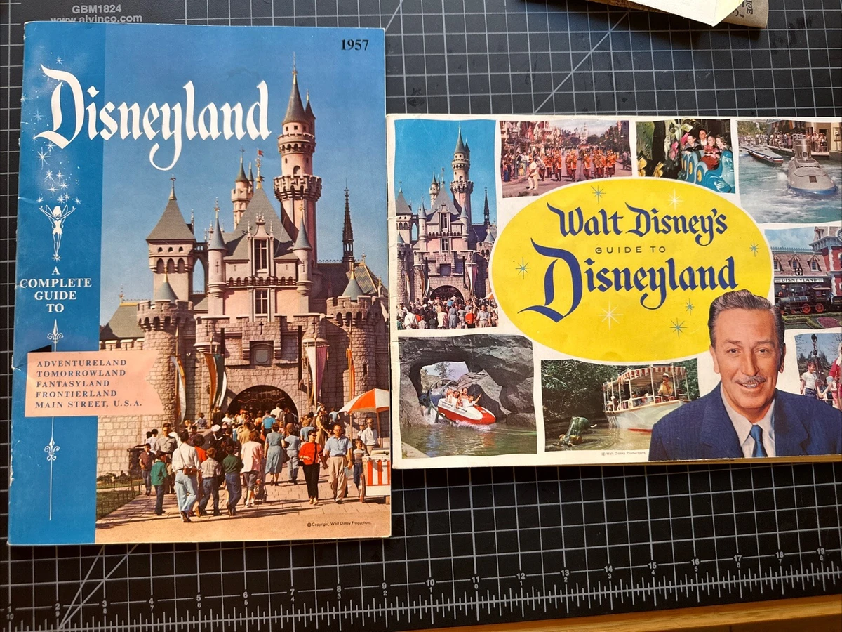 Walt Disney's guide to Disneyland 1960 and Disneyland guide 1957